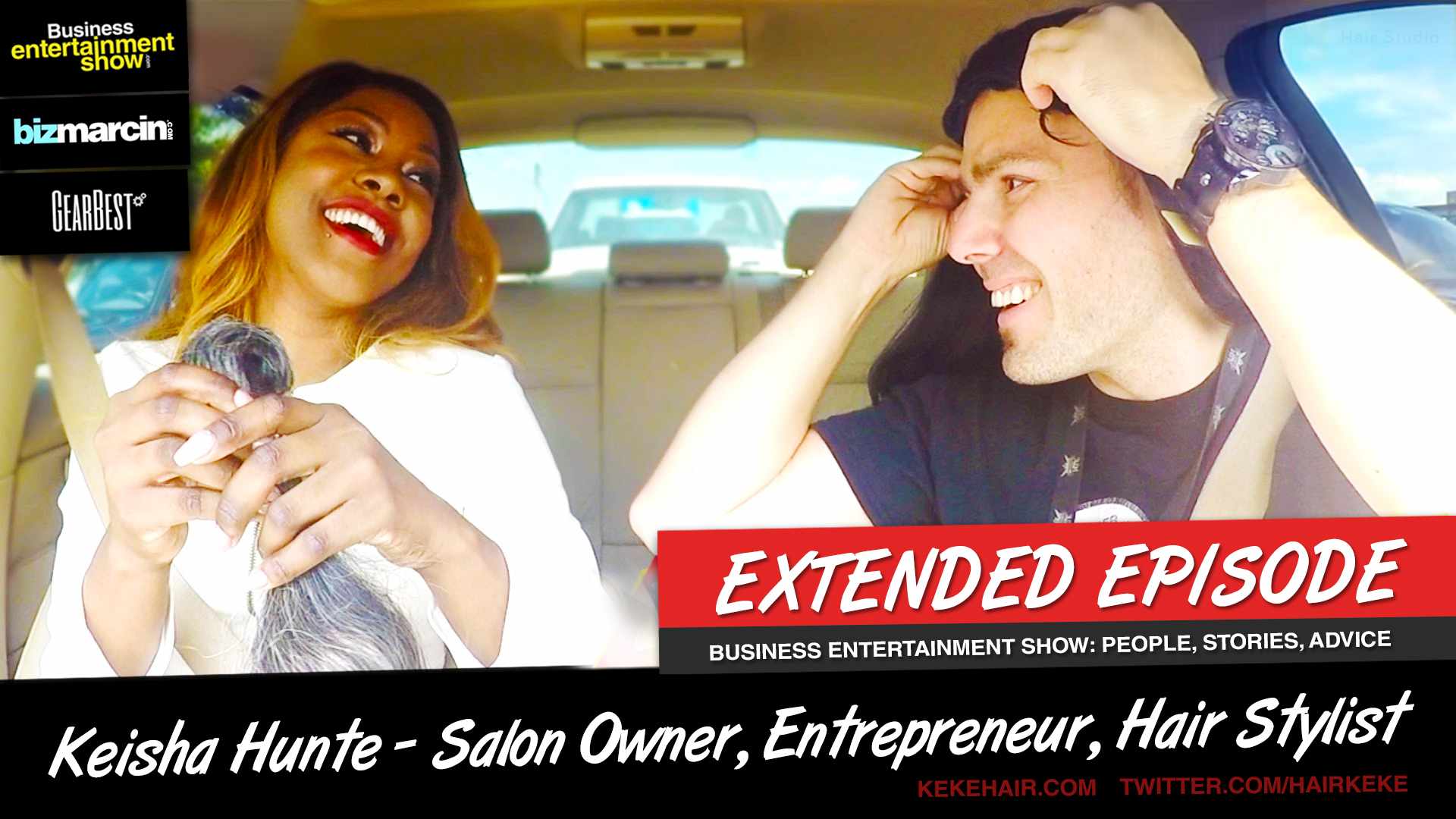 SHE GAVE ME ME A WIG! (Keisha Hunte - KekeHair.com Owner & Hair Stylist on The UBER Experiment)