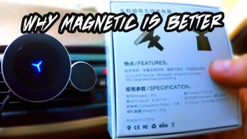 FUNXIM W5 Magnetic Wireless Car Charger, Air Vent - UNBOXING REVIEW (Mira Schwartzburg EP Trailer)