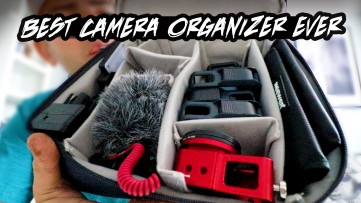 Minimal Travel Bag for Photographers and Youtubers - For DSLR + GoPRo 7 Acessories!