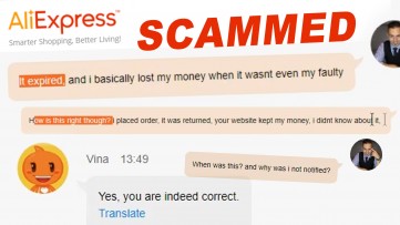 PROOF!! ALIXPRESS / Alibaba Scamming EVERYONE on website - Got Scammed by AliXpress Vendor on Chat