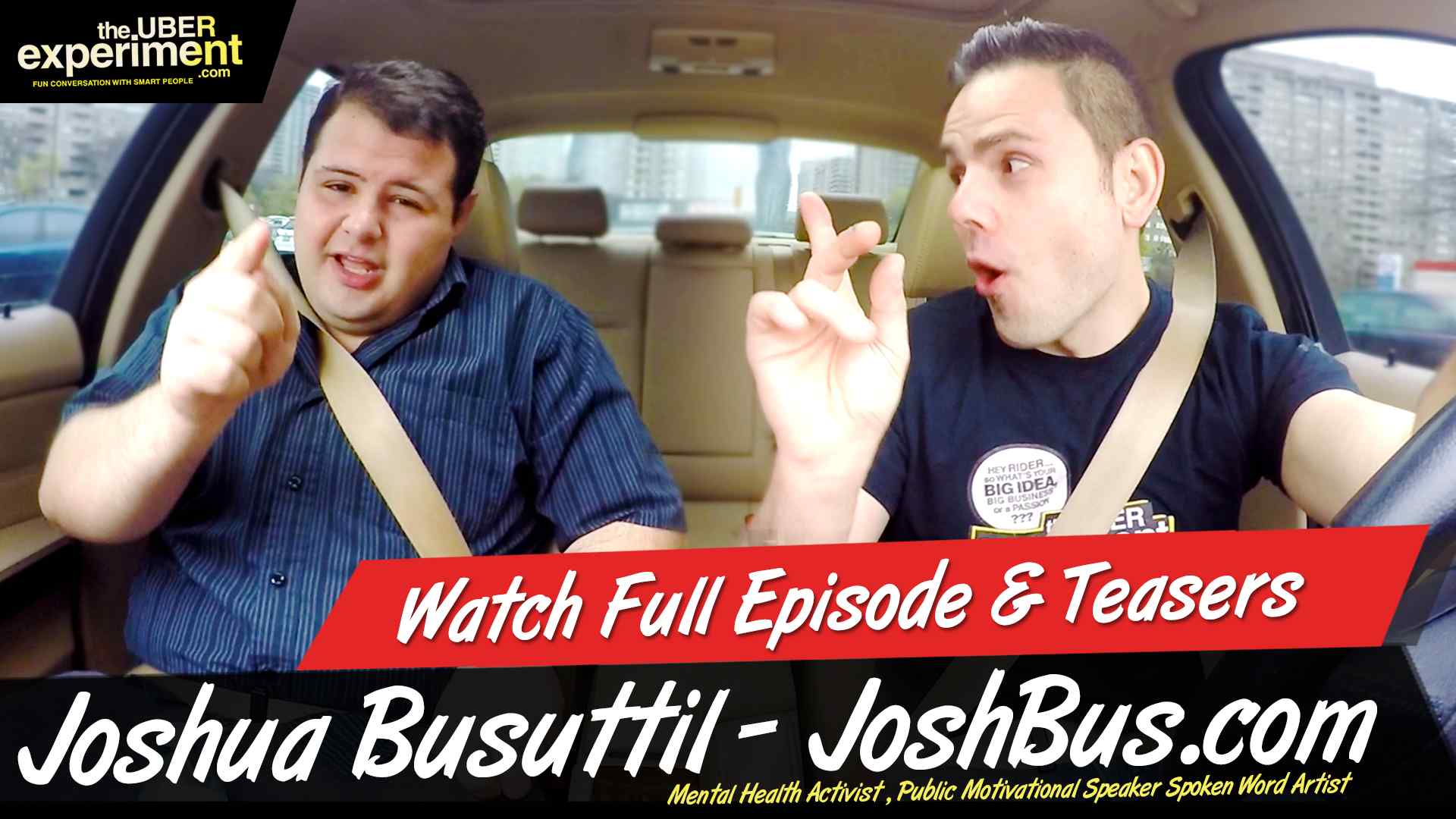 Strong Man With a Strong Plan! Mental Health Activist Joshua Busuttil is the voice for the voiceless on this Episode of The Uber Experiment Business Reality Show.
